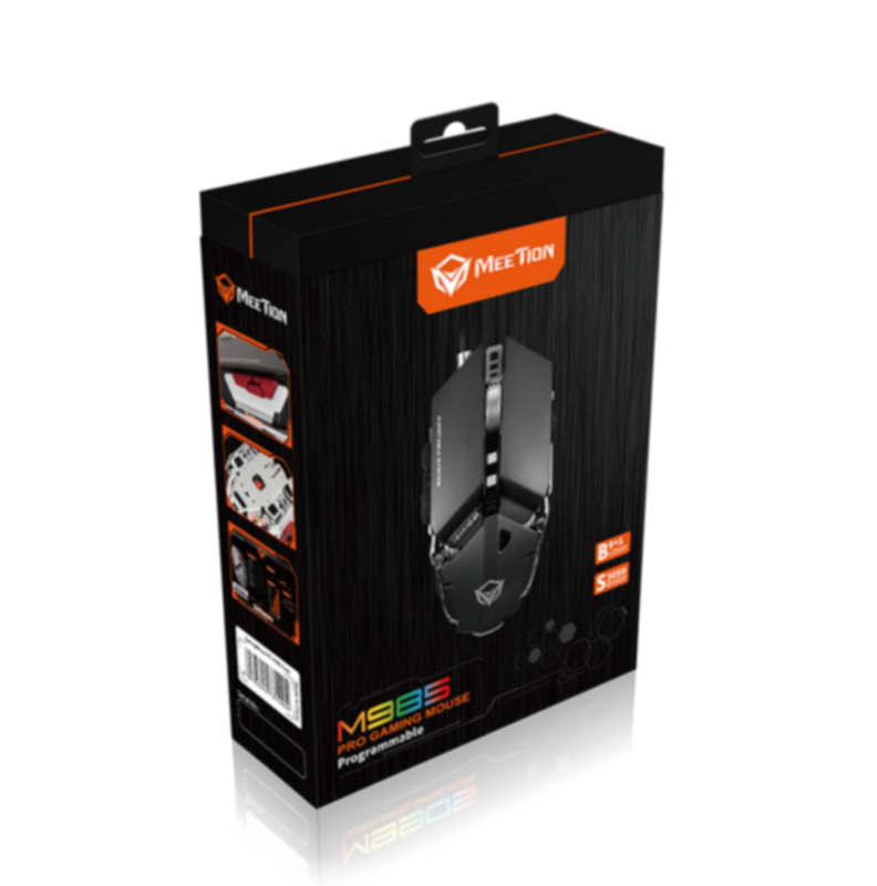 MEETION | Metallic Programmable Gaming Mouse Gray | MT-M985