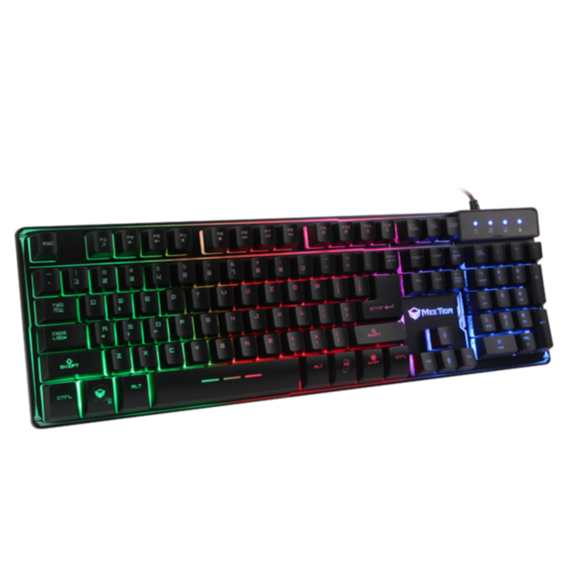 MEETION | USB Corded Rainbow Gaming Backlit Keyboard | MT-K9300