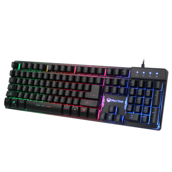 MEETION | USB Corded Rainbow Gaming Backlit Keyboard | MT-K9300