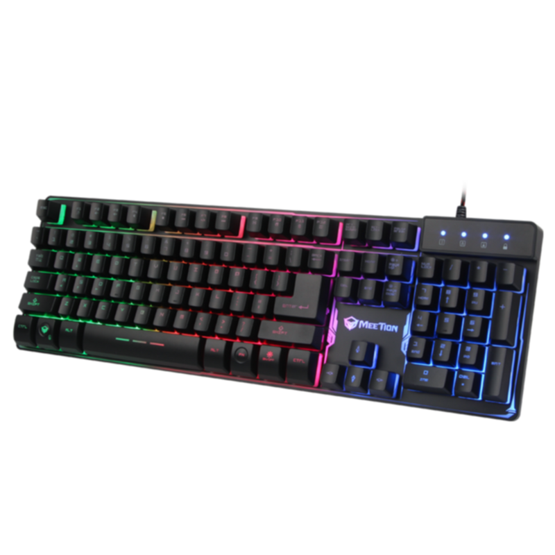 MEETION | USB Corded Rainbow Gaming Backlit Keyboard | MT-K9300