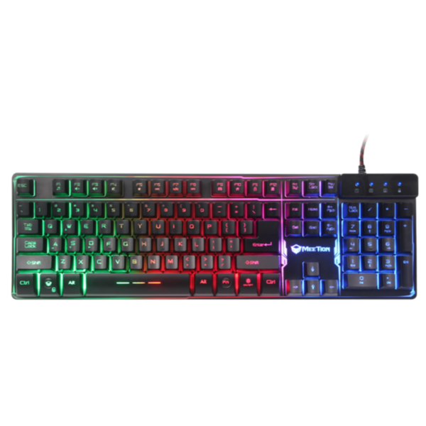 MEETION | USB Corded Rainbow Gaming Backlit Keyboard | MT-K9300