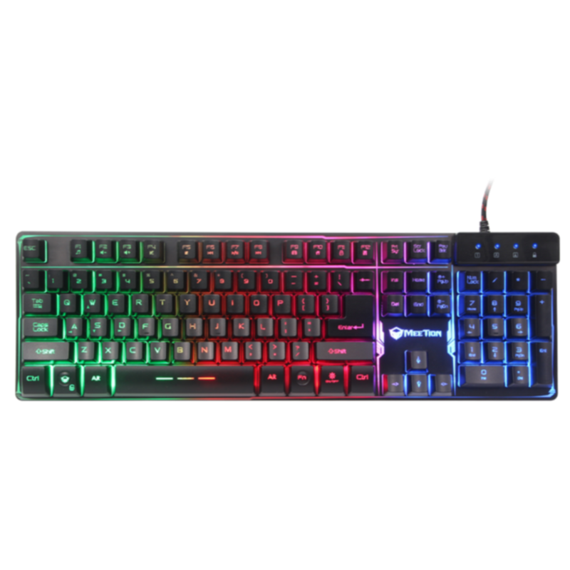 MEETION | USB Corded Rainbow Gaming Backlit Keyboard | MT-K9300