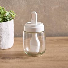 HOMEBOX | Essential Glass Jar with Silicone Brush - 290 ml | 165851525