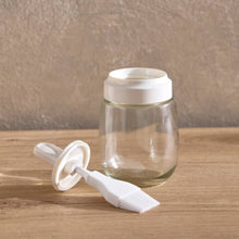 HOMEBOX | Essential Glass Jar with Silicone Brush - 290 ml | 165851525