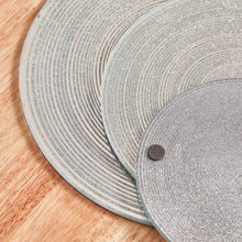 HOMEBOX | Destan 3-Piece Textured Round Glass Decorative Tray Set | 165851731