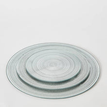 HOMEBOX | Destan 3-Piece Textured Round Glass Decorative Tray Set | 165851731