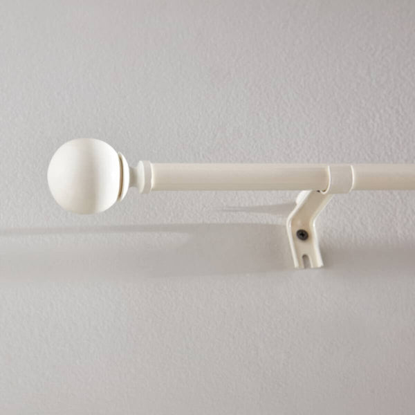 HOMEBOX | Berg 16 mm Extendable Curtain Rod with Round Finial - 110-320 cm | 165857611