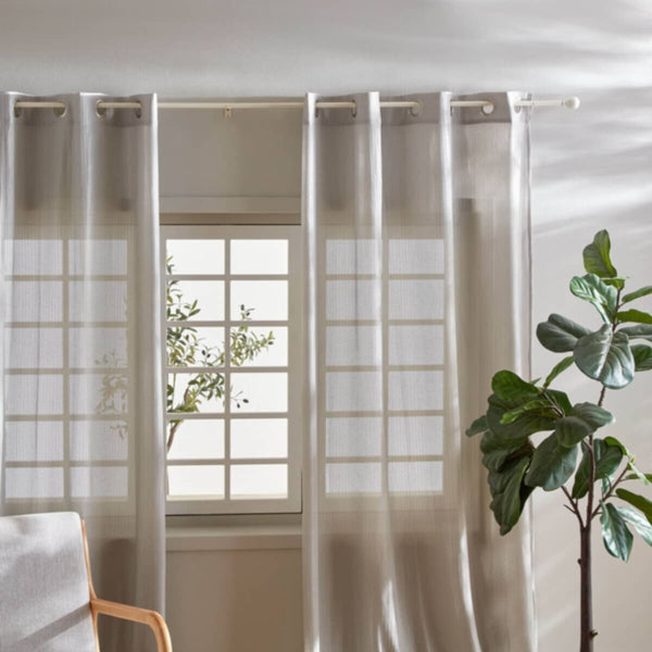 HOMEBOX | Berg 16 mm Extendable Curtain Rod with Round Finial - 110-320 cm | 165857611