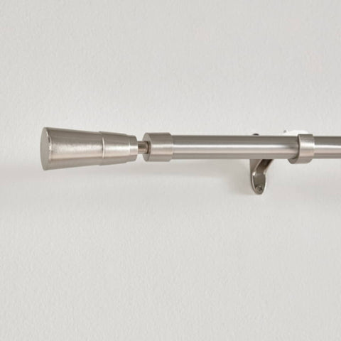 HOMEBOX | Crown 19mm Extendable Curtain Rod and Finial - 76-210 cm | 165857616