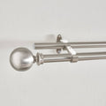 HOMEBOX | Ball 19mm Double Curtain Rod and Finial - 110-320 cm | 165857623
