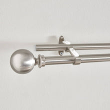 HOMEBOX | Ball 19mm Double Curtain Rod and Finial - 110-320 cm | 165857623