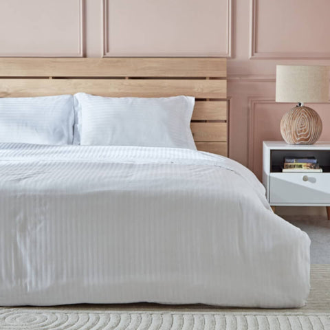 HOMEBOX | Hamilton 3-Piece King Queen BCI Cotton Duvet Quilt Cover Set - 220x220 cm | 165860358