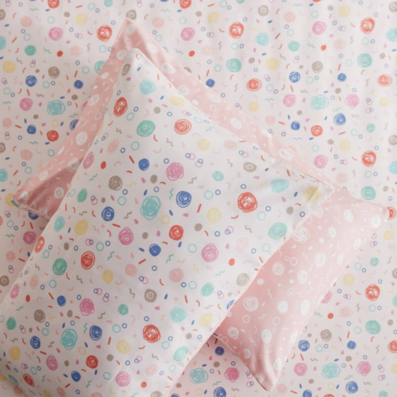 HOMEBOX | Nora Doodle 2-Piece Microfiber Pillow Cover Set - 50x75 cm | 165861597