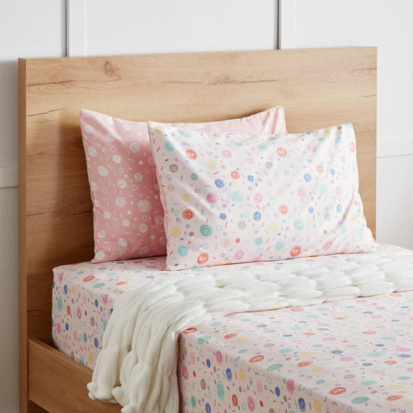 HOMEBOX | Nora Doodle 2-Piece Microfiber Pillow Cover Set - 50x75 cm | 165861597