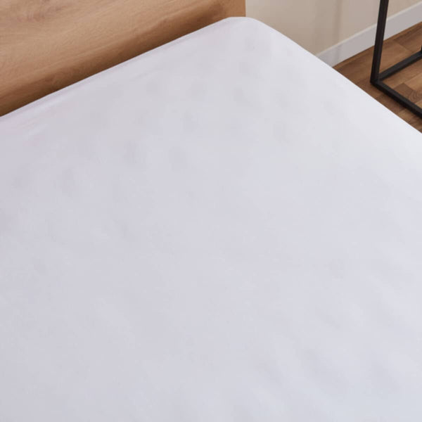 HOMEBOX | Essential Twin BCI Cotton Fitted Sheet - 120x200+25 cm | 165869325