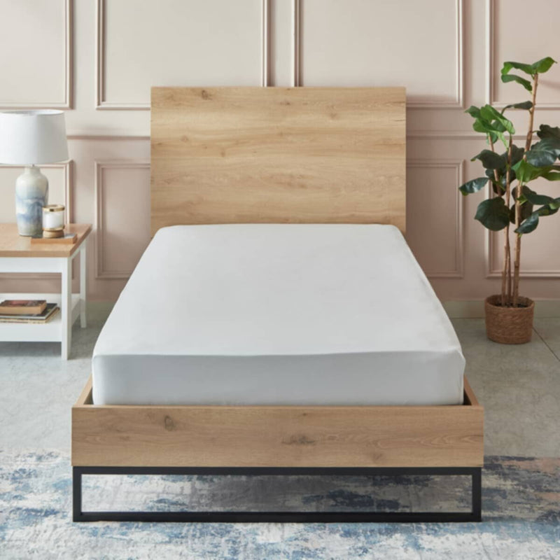 HOMEBOX | Essential Twin BCI Cotton Fitted Sheet - 120x200+25 cm | 165869334