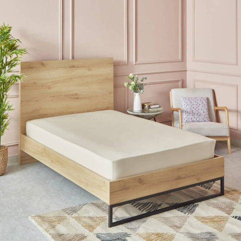 HOMEBOX | Essential Single BCI Cotton Fitted Sheet - 90x200+25 cm | 165869351