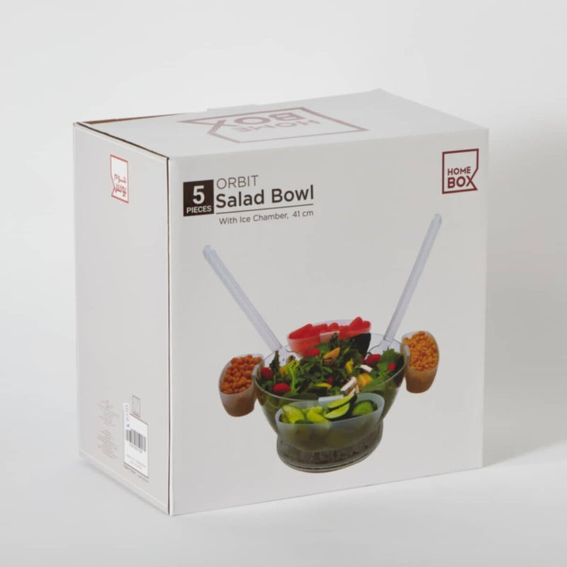 HOMEBOX | Orbit Salad Bowl with 4 Cups | 165871660