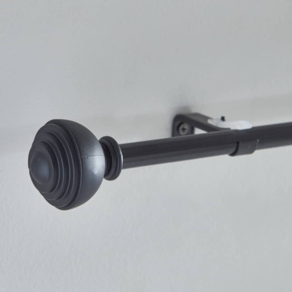 HOMEBOX | Quala 16mm Extendable Single Curtain Rod - 110-320 cm | 165874155