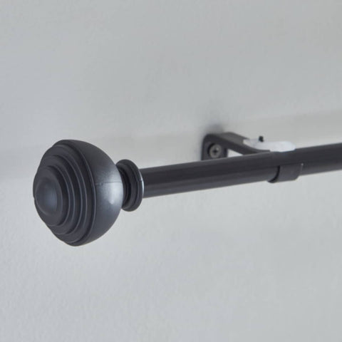 HOMEBOX | Quala 16mm Extendable Single Curtain Rod - 110-320 cm | 165874155