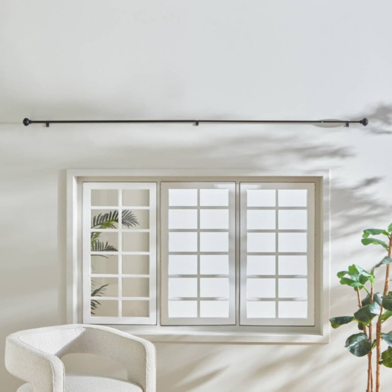 HOMEBOX | Quala 16mm Extendable Single Curtain Rod - 110-320 cm | 165874155