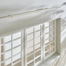 HOMEBOX | Small Acrylic Square 16mm Double Curtain Rod - 71-121 cm | 165874156