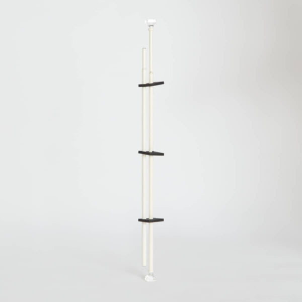 HOMEBOX | Small Acrylic Square 16mm Double Curtain Rod - 71-121 cm | 165874156