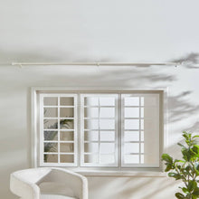 HOMEBOX | Small Acrylic Square 16mm Double Curtain Rod - 110-320 cm | 165874157