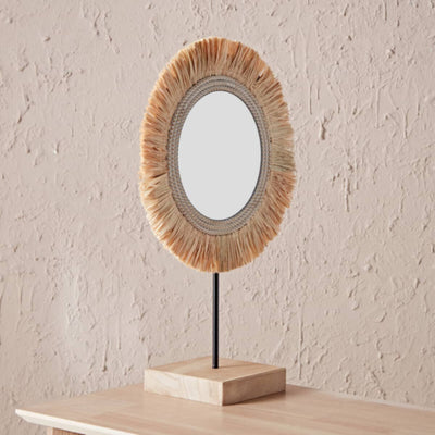 HOMEBOX | Oliver Whitewash Mirror - 33.5x50x15 cm | 165880917