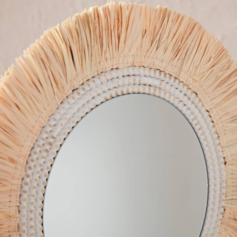 HOMEBOX | Oliver Whitewash Mirror - 33.5x50x15 cm | 165880917