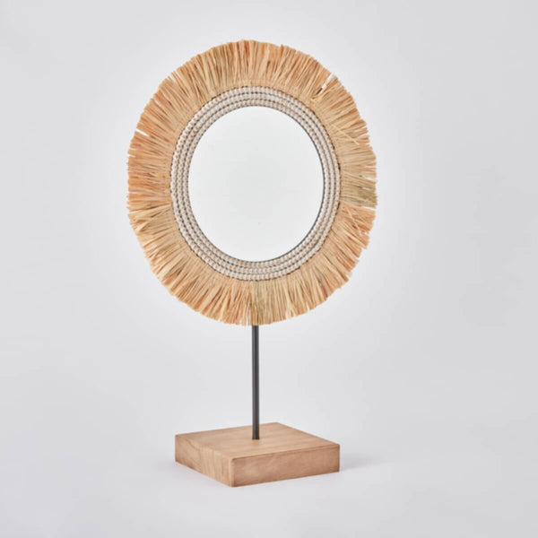 HOMEBOX | Oliver Whitewash Mirror - 33.5x50x15 cm | 165880917