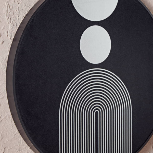 HOMEBOX | Oliver Metal and Velvet Wall Art - 59x59x4 cm | 165880918