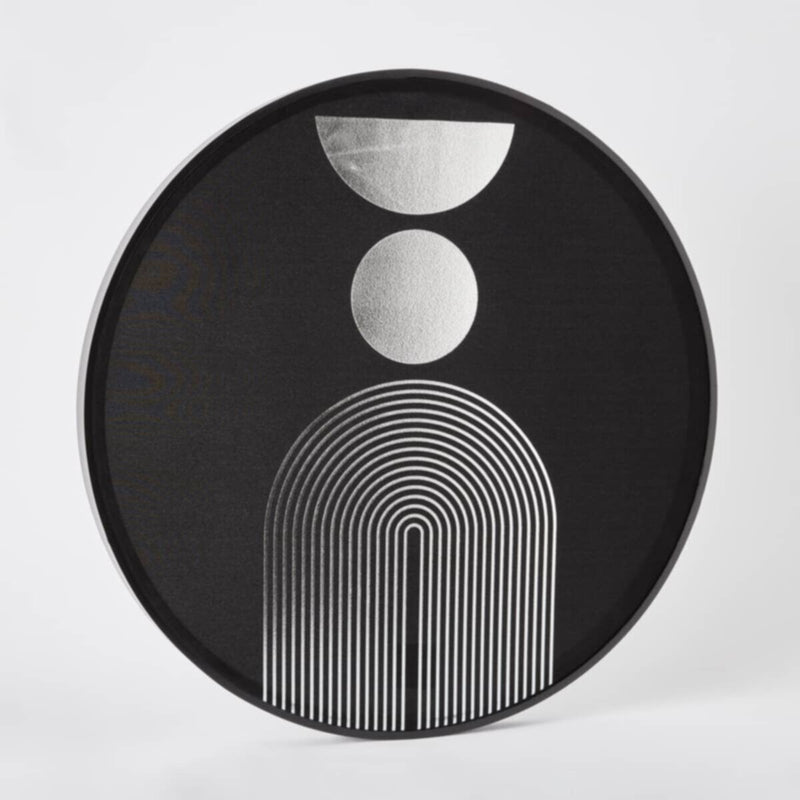 HOMEBOX | Oliver Metal and Velvet Wall Art - 59x59x4 cm | 165880918