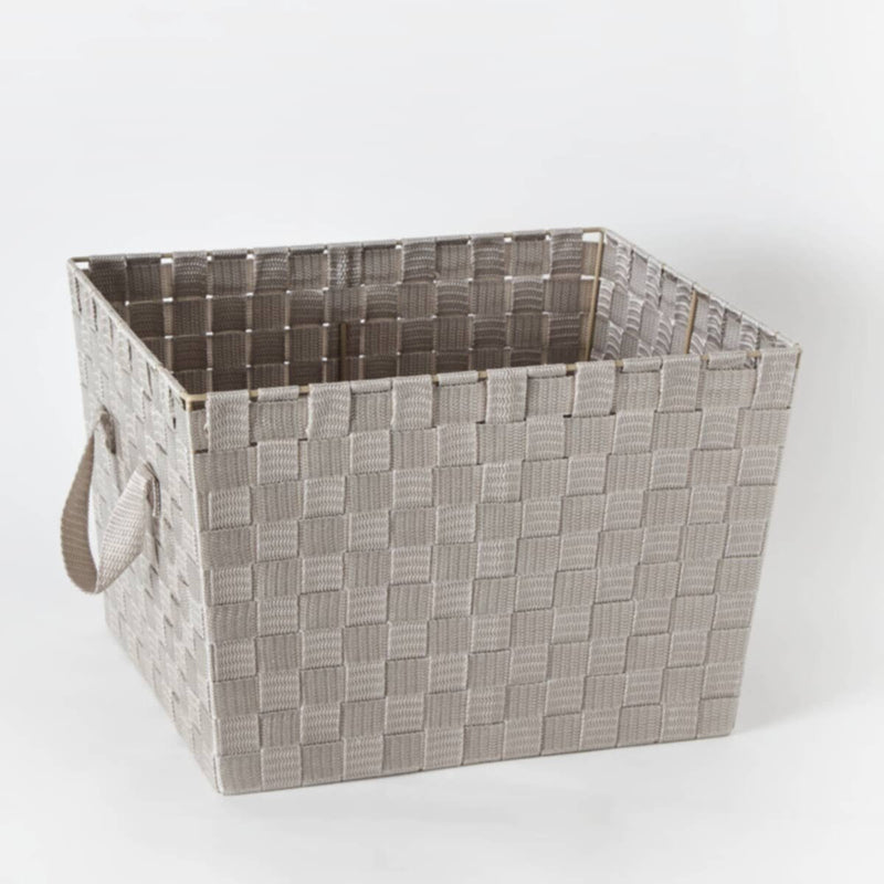 HOMEBOX | Strap Storage Basket - 25x33x38 cm | 165888975