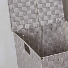 HOMEBOX | Strap Laundry Hamper with Lid - 36x36x55 cm | 165888978