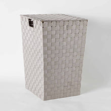 HOMEBOX | Strap Laundry Hamper with Lid - 36x36x55 cm | 165888978