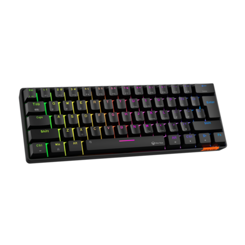 MEETION | HESTIA Dual Mode Bluetooth 60% Gaming KeyboardRainbow with Type C and Bluetooth- Mini | MT-MK005BT