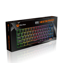 MEETION | HESTIA Dual Mode Bluetooth 60% Gaming KeyboardRainbow with Type C and Bluetooth- Mini | MT-MK005BT