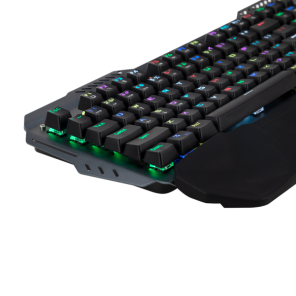 MEETION | Full Key Anti-ghosting Metal Mechanical Keyboard Grey | MT-MK20