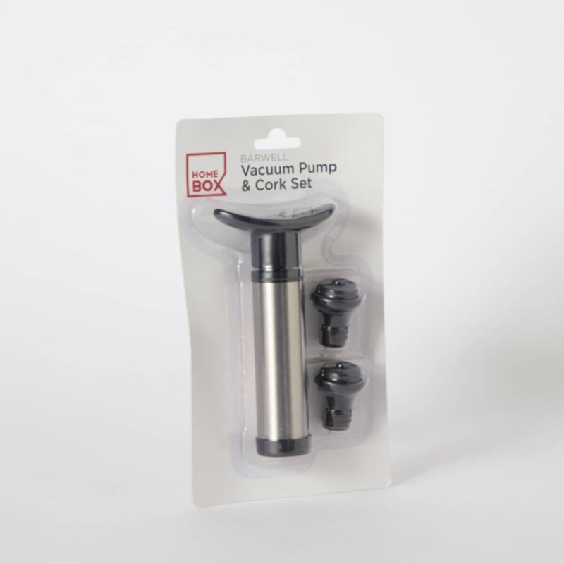 HOMEBOX | Barwell Vacuum Pump and Cork Set | 165899953