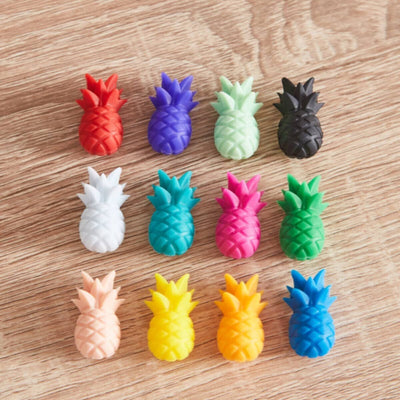 HOMEBOX | Pineapple Shaped Cup Identifier - Set of 12 | 165899962