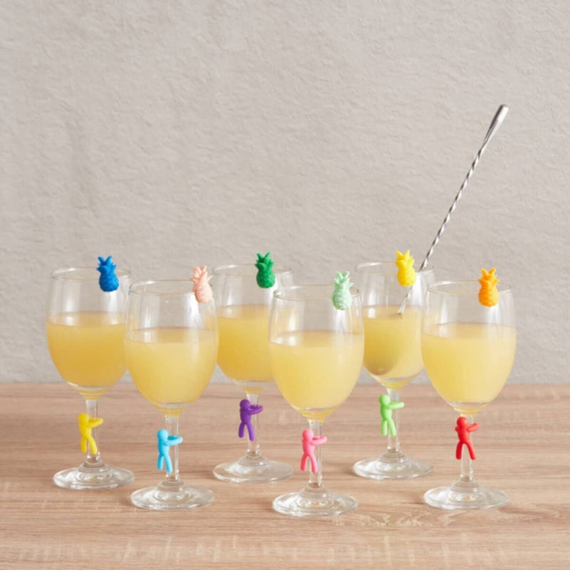 HOMEBOX | Pineapple Shaped Cup Identifier - Set of 12 | 165899962