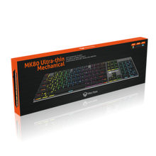 MEETION | Ultra Thin RGB Mechanical Gaming Keyboard | MT-MK80