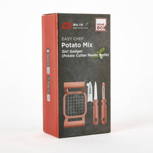 HOMEBOX | Easy Chef Potato Mix 3-in-1 Gadget Potato Cutter with Peeler and Knife | 165908814
