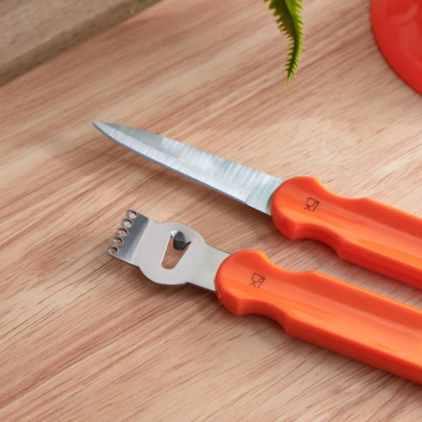 HOMEBOX | Easy Chef Citrus Mix 3-in-1 Gadget Seed Extractor with Knife and Juicer | 165908816