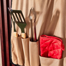 HOMEBOX | BarbeQ 5-Piece Grill Wooden Handle Tool Set | 165932659