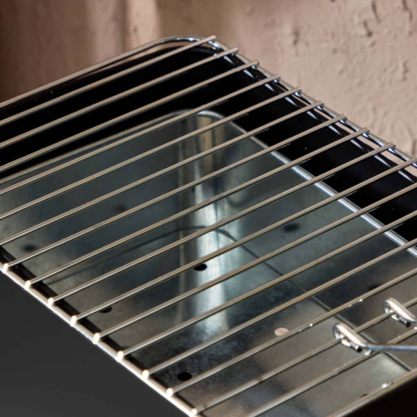 HOMEBOX | BarbeQ Charcoal Rectangular Griller - 32x20.7 cm | 165932665