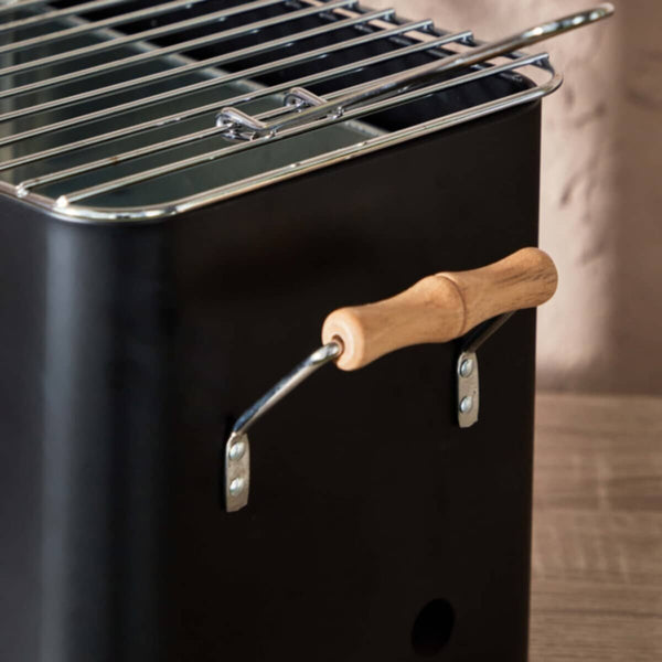 HOMEBOX | BarbeQ Charcoal Rectangular Griller - 32x20.7 cm | 165932665