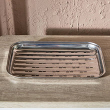 HOMEBOX | BarbeQ Grill Steel Topper Tray - 34.6x24.3 cm | 165932669