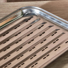 HOMEBOX | BarbeQ Grill Steel Topper Tray - 34.6x24.3 cm | 165932669